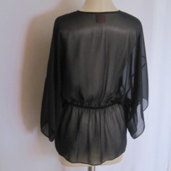 Tory Burch Margarete Sheer Top - Picture 6 of 7